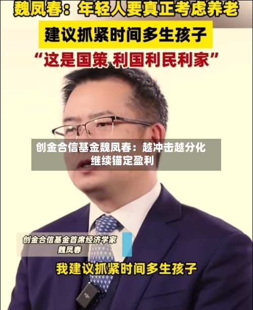 创金合信基金魏凤春:越冲击越分化 继续锚定盈利